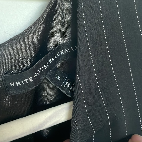 Asymmetrical WHBM Pinstripe Sheath Dress - Picture 3 of 5